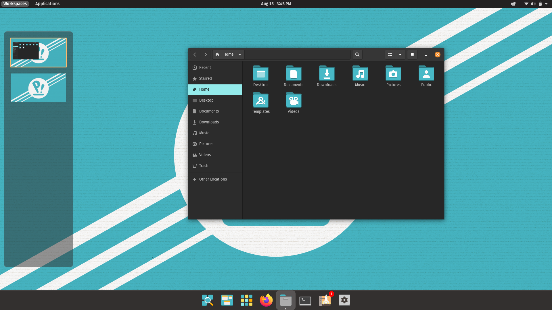 Pop!_OS Desktop